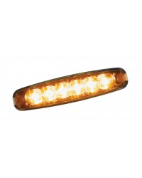 Amber 6 LED Warning Light LED26A